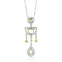 multi-color-diamond-white-gold-necklace