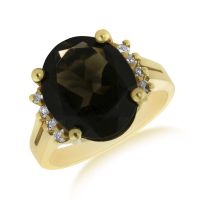 smokey-topaz-diamond-yellow-gold-ring