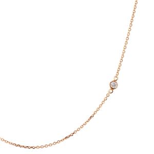Classic Diamond by the Yard Chain in 14K Rose Gold (0.57ct)